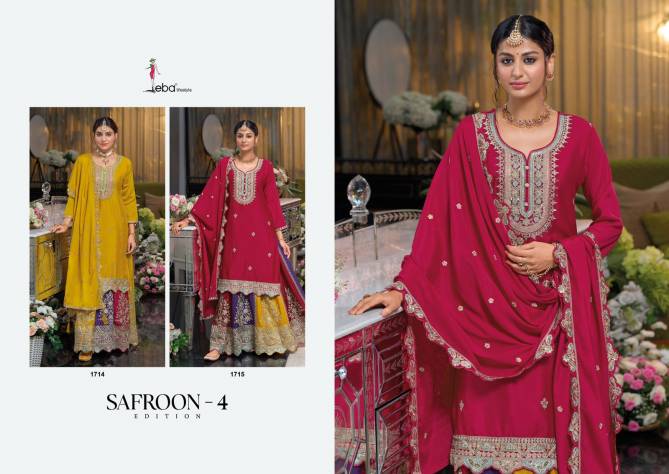 Safroon Vol 4 By Eba Chinon Readymade Suits Orders In India